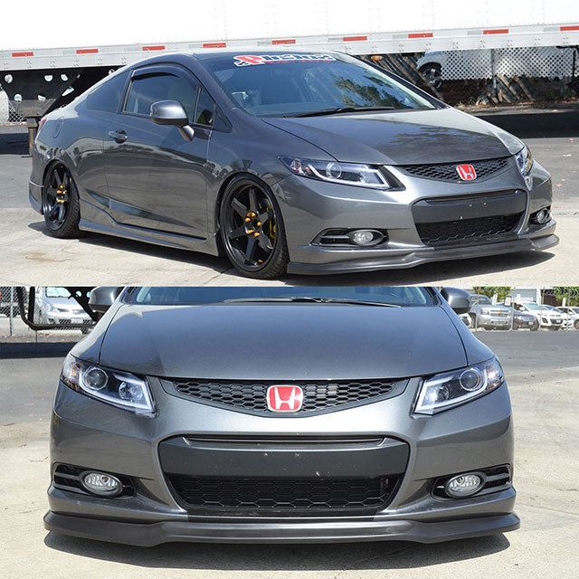 2012-2013 Honda Civic Coupe STI Style Front Bumper Lip