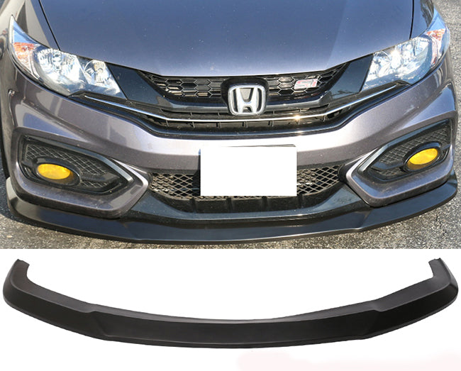 2014-2015 Honda Civic Coupe K Style Front Bumper Lip