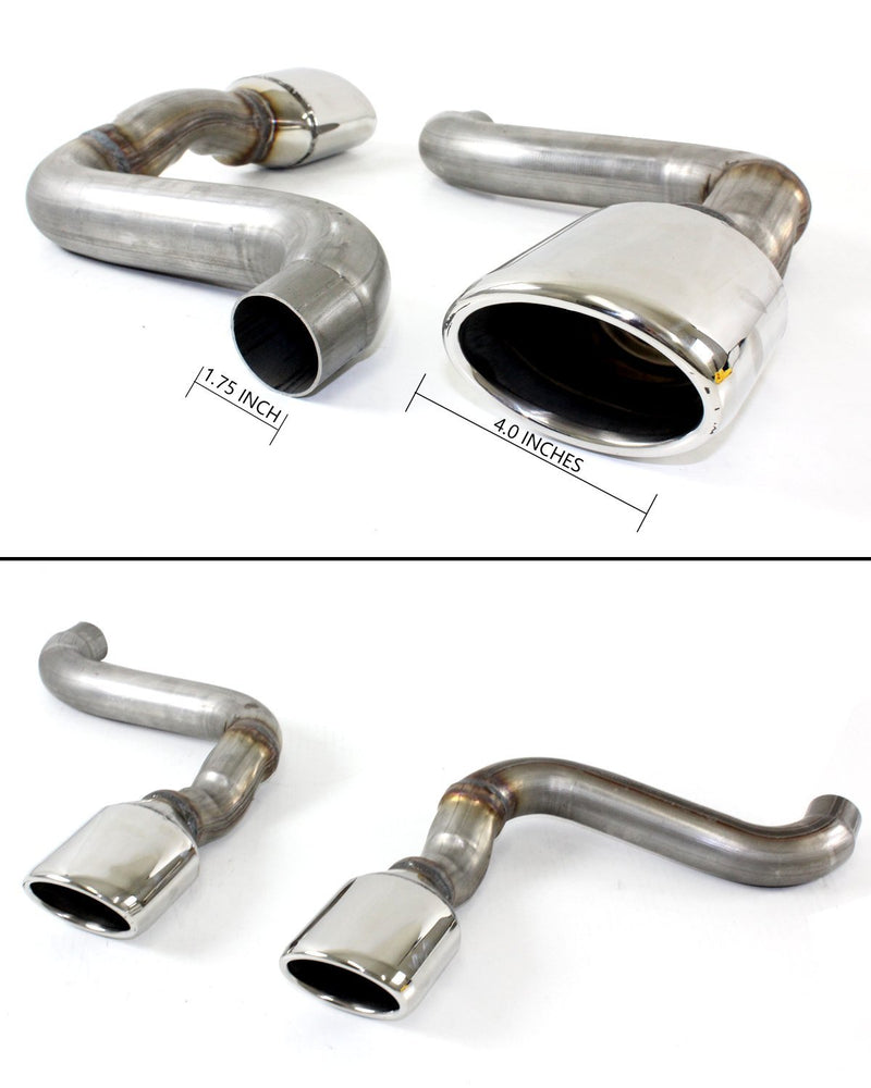2016-2018 Honda Civic Sedan RR-type Muffler Tail Pipes