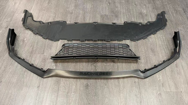 2016-2020 Honda Civic Si/Hatchback CTR Style Front Bumper Lip (Carbon Look)