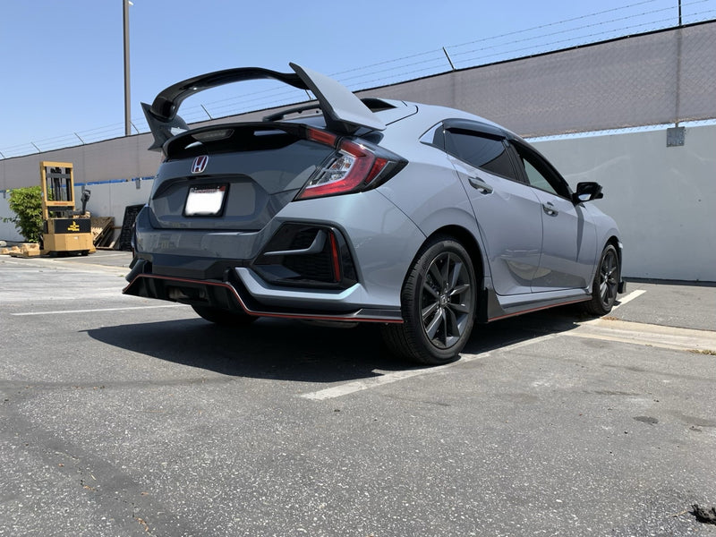 2017-2020 Honda Civic FK7 Hatchback Rear Diffuser CTR Style