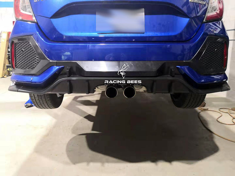 2017-2019 Honda Civic Hatchback TYPE-R Style Rear Diffuser