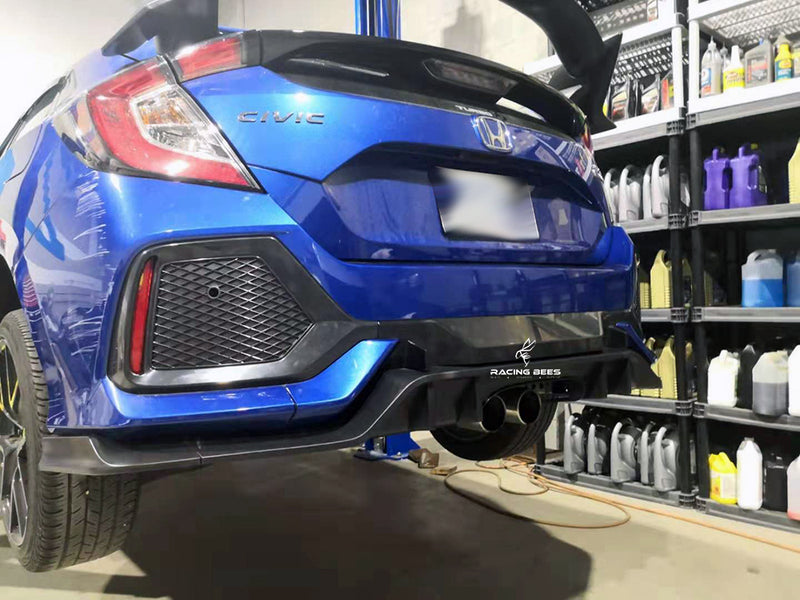 2017-2019 Honda Civic Hatchback TYPE-R Style Rear Diffuser
