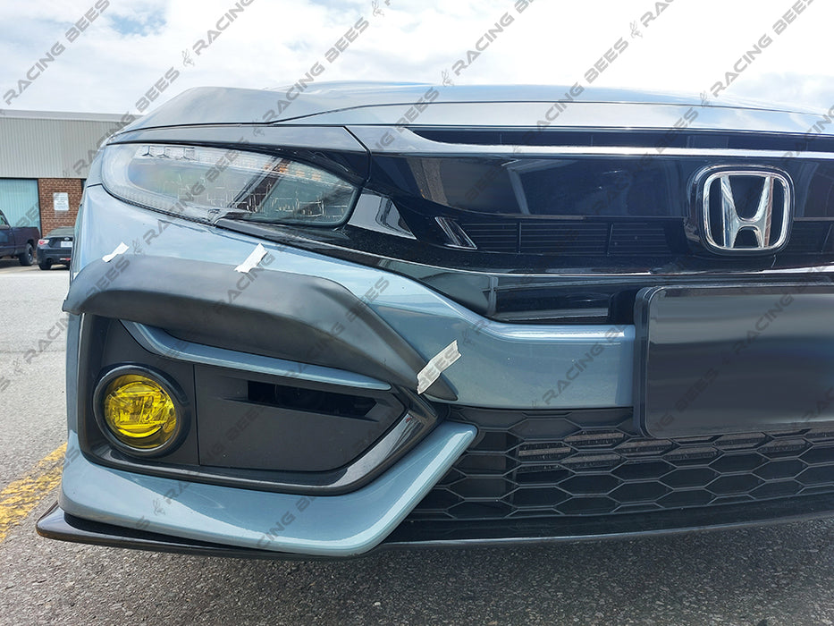 2016+ Honda Civic Si Or Hatchback M Style Fog Garnish Tirms (Unpainted)
