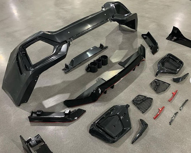 2016-2021 Honda Civic Face-Lift Type R Style Rear Bumper Conversion