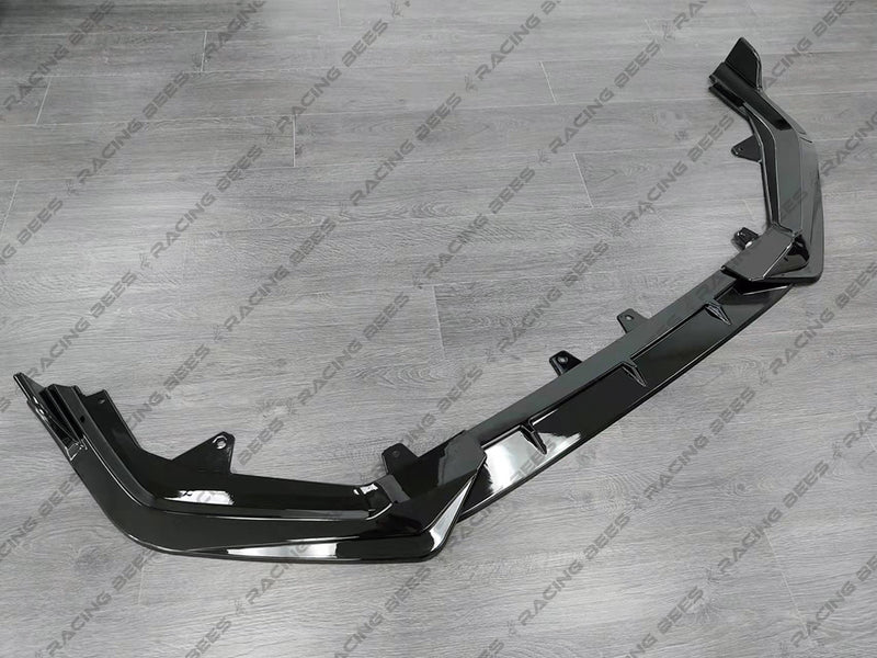 2022+ Honda Civic Sedan V Style Front Bumper Lip (Black)