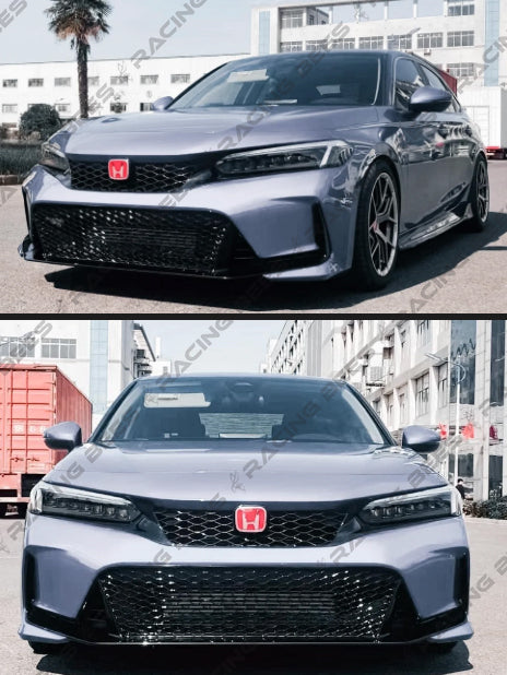 2022+ Honda Civic Sedan/Hatchback Type R Style Front Bumper Conversion
