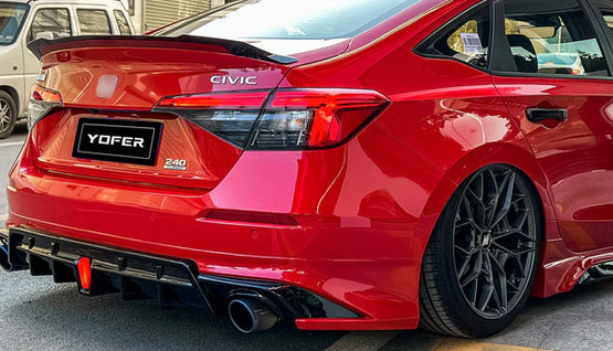 2022+ Honda Civic Sedan Yofer V1 Rear Diffuser
