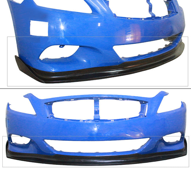 2008-2014 Infiniti G37 Coupe CS Style Front Bumper Lip