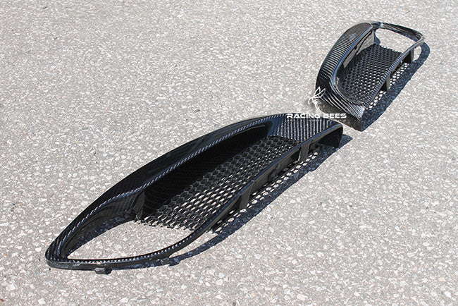 2010-2012 Hyundai Genesis Coupe RS Style Fog Trim Cover (Carbon Fiber)