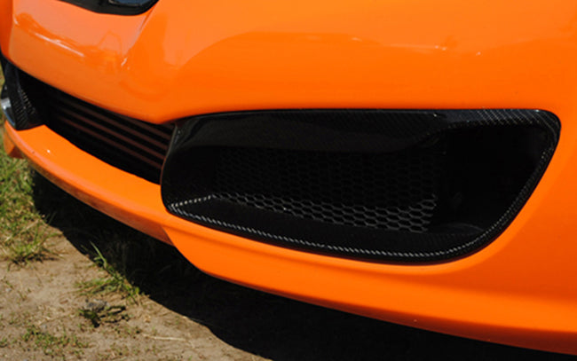 2010-2012 Hyundai Genesis Coupe RS Style Fog Trim Cover (Carbon Fiber)