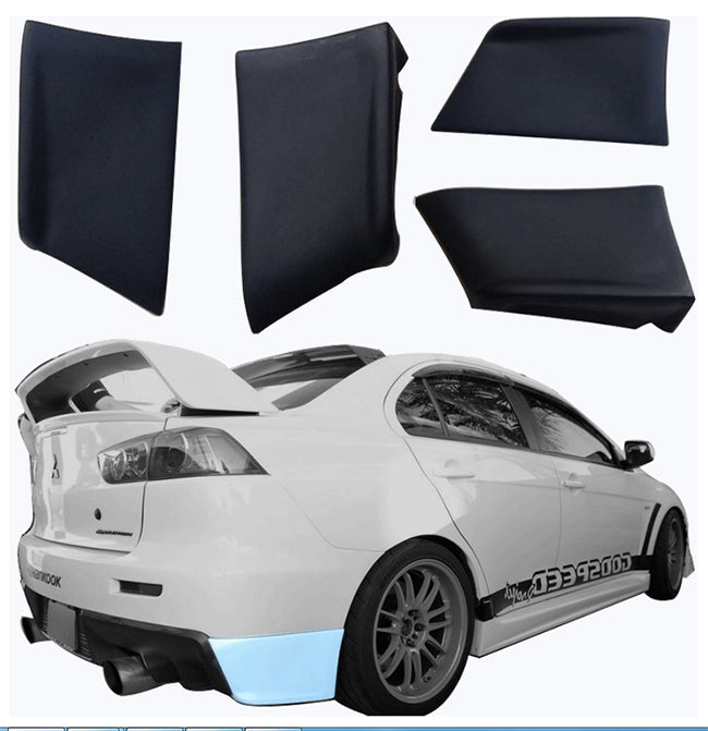 2008-2015 Mitsubishi Evolution 10 JDM Style Rear Aprons