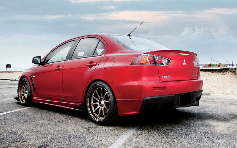 2008-2015 Mitsubishi Evolution 10 JDM Style Rear Aprons