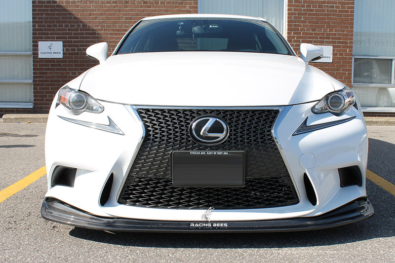 2014-2016 Lexus IS250/300/350 AS Style Front Bumper Lip (Carbon Fiber)