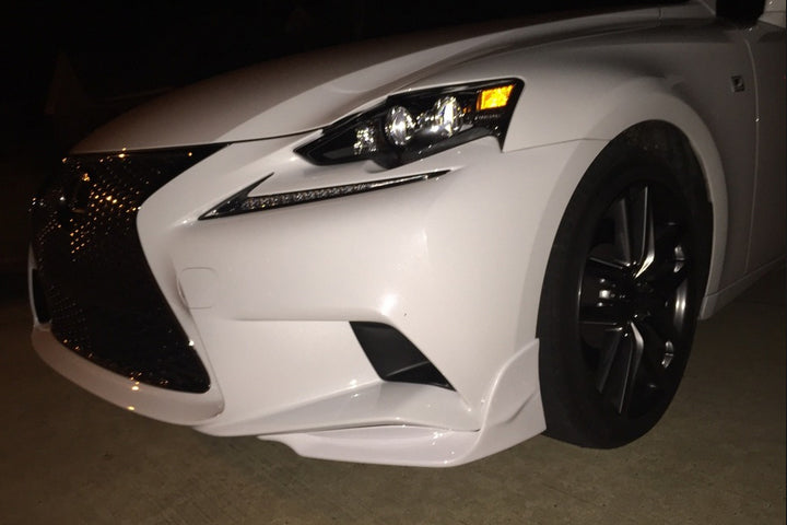 2014-2016 Lexus IS250/300/350 F-Sport TRD Style Front Bumper Lip (Carbon Fiber)