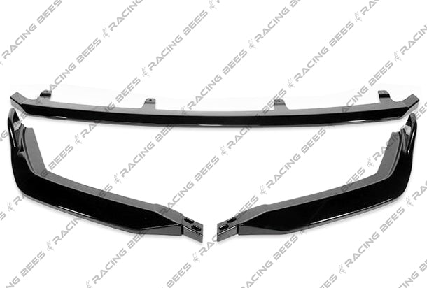 2021+ Lexus IS300 IS350 V Style Front Bumper Lip (BLACK)