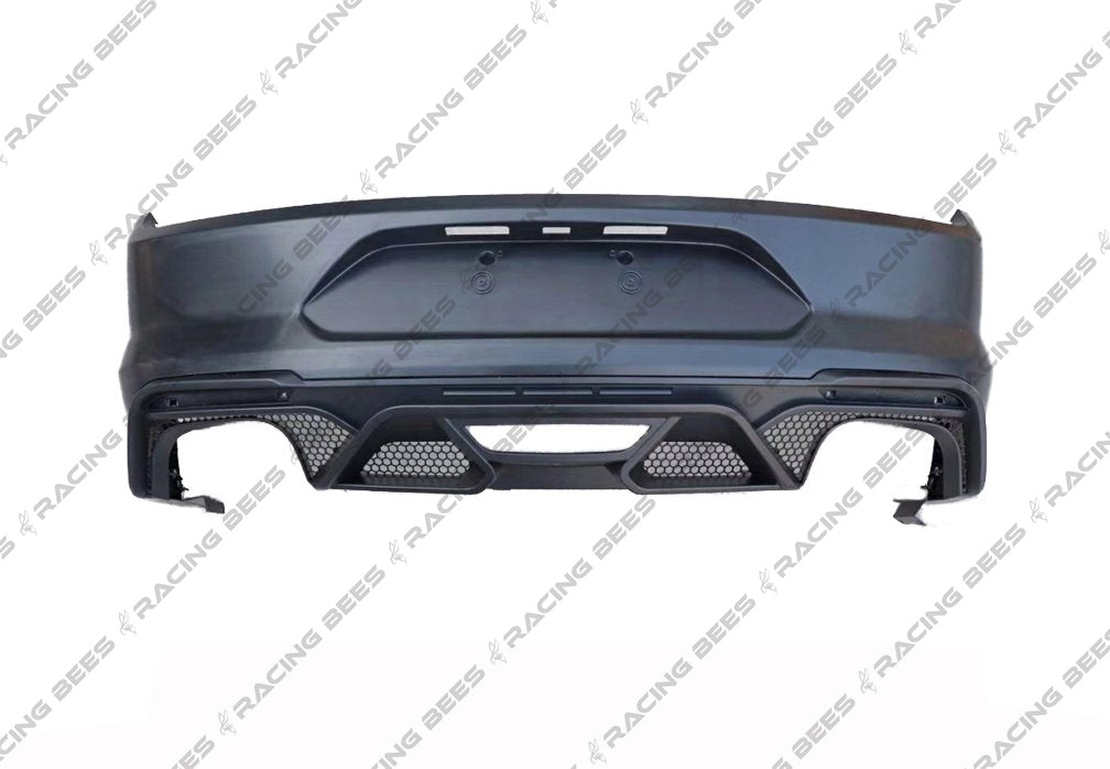 2015-2022 Ford Mustang GT500 Style Rear Bumper + Diffuser