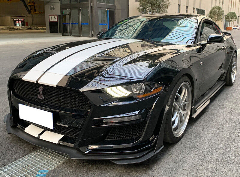 2015-2023 Ford Mustang GT500 Style SIDE SKIRT EXTENSIONS