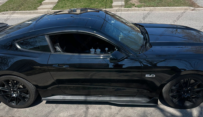 2015-2023 Ford Mustang GT500 Style SIDE SKIRT EXTENSIONS