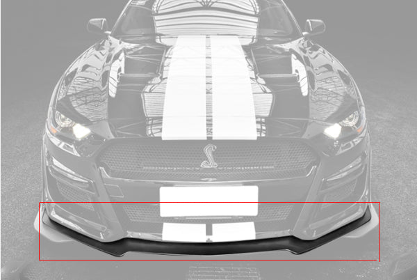 Front Lip For 2015-2023 Ford Mustang GT500 Style Front Bumper Conversion