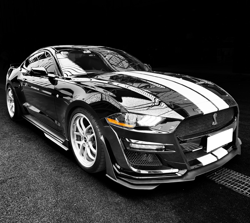 2018-2023 Ford Mustang GT500 Style Front Bumper Conversion