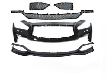 2014-2023 Infiniti Q50 Eau Rouge Style Front Bumper Conversion