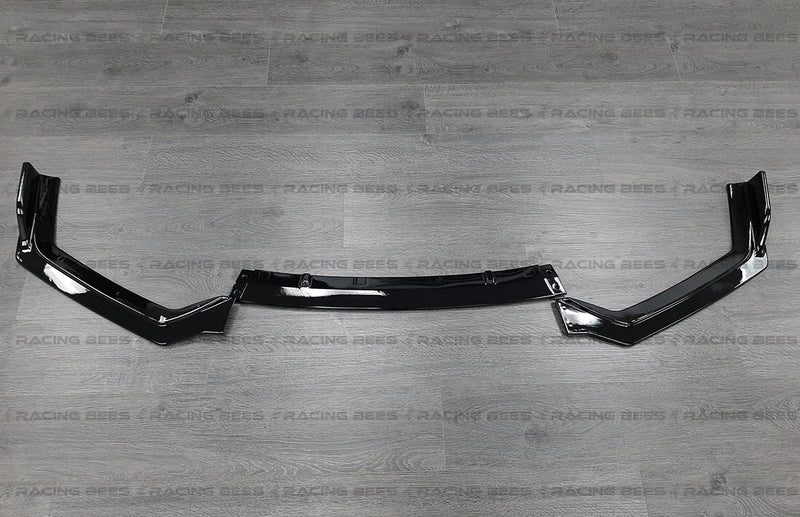 2018+ Infiniti Q50 Sport ST Style Front Bumper Lip (Black)