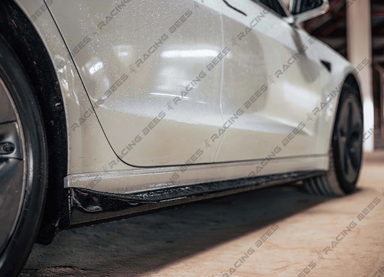 2017-2019 Tesla Model 3 ACR Side Skirts (Black)