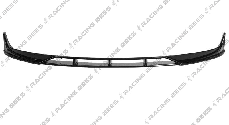 2017-2019 Tesla Model 3 V Style 4 pieces Front Bumper Lip (Black)