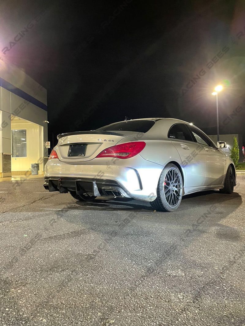 2014-2019 Mercedes-Benz CLA45 Class RS Style Rear Diffuser (Carbon Fiber)