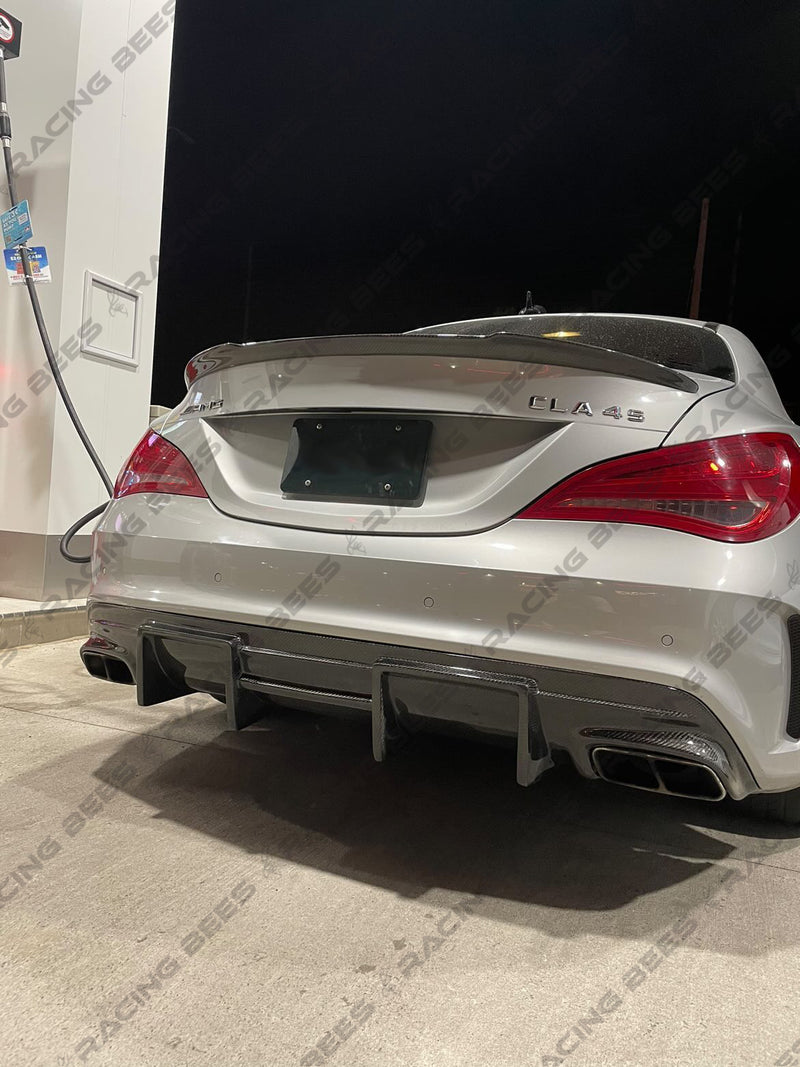 2014-2019 Mercedes-Benz CLA45 Class RS Style Rear Diffuser (Carbon Fiber)