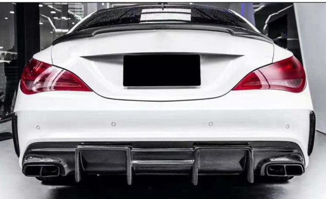 2014-2019 Mercedes-Benz CLA45 Class RS Style Rear Diffuser (Carbon Fiber)