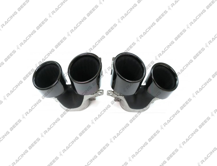 2019+ Mercedes-Benz A/CLA Class 45AMG Style Quad Exhaust Tips (One Pair)
