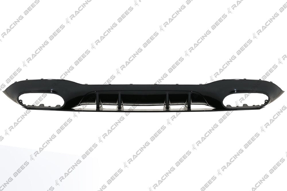 2019+ Mercedes-Benz A Class 45AMG Style Rear Diffuser For AMG-Package 4Door Sedan (Black)
