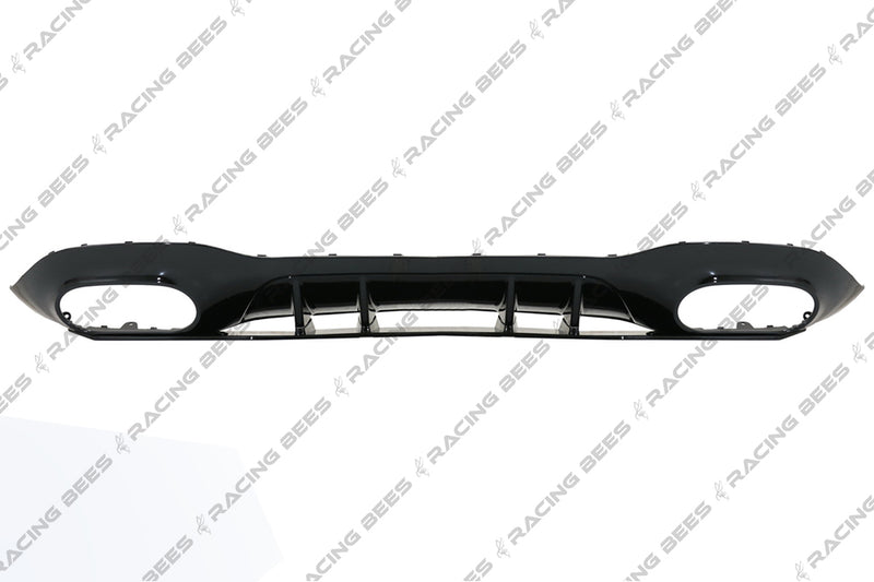2019+ Mercedes-Benz A Class 45AMG Style Rear Diffuser For AMG-Package 5Door Hatchback (Black)
