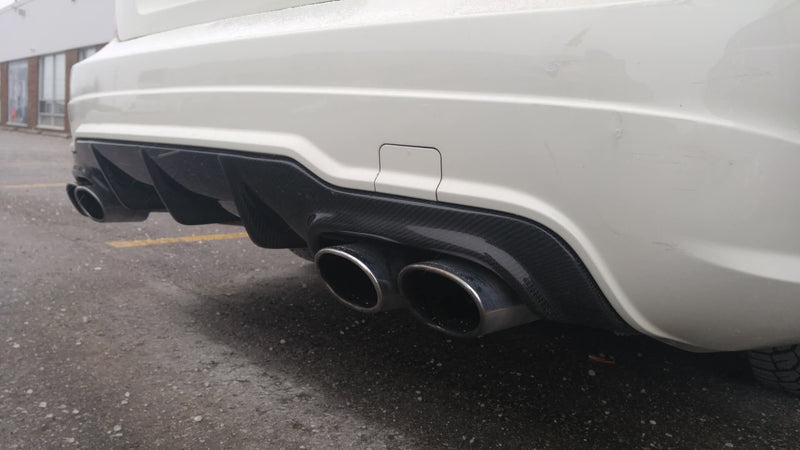 2012-2014 Mercedes-Benz C Class AMG Style Rear Diffuser (Carbon Fiber)
