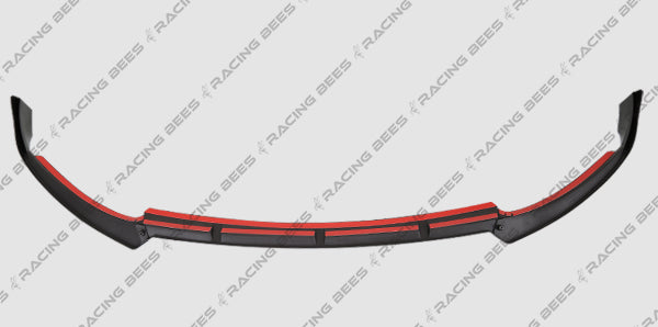 2019-2021 Mercedes-Benz C Class Sedan BR V2 Style Front Bumper Lip (BLACK)