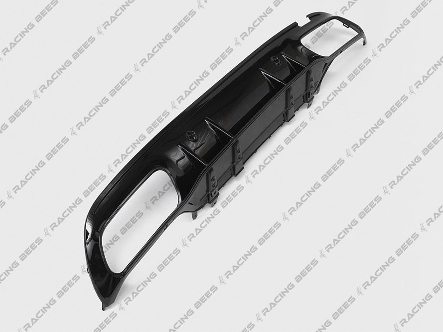 2015-2020 Mercedes-Benz C Class Coupe Night Sport Style Rear Diffuser