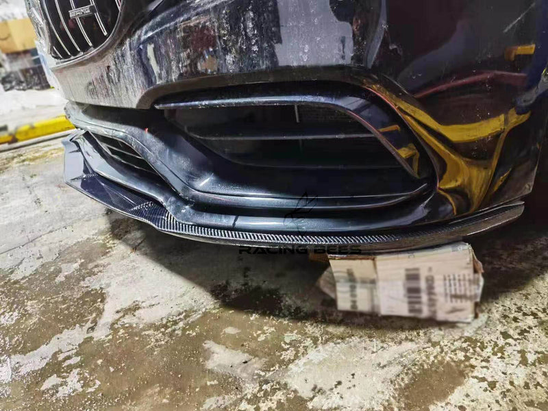 2015-2018 Mercedes-Benz C63 AMG Sedan Edition 1 Style Front Bumper Lip (Carbon Fiber)