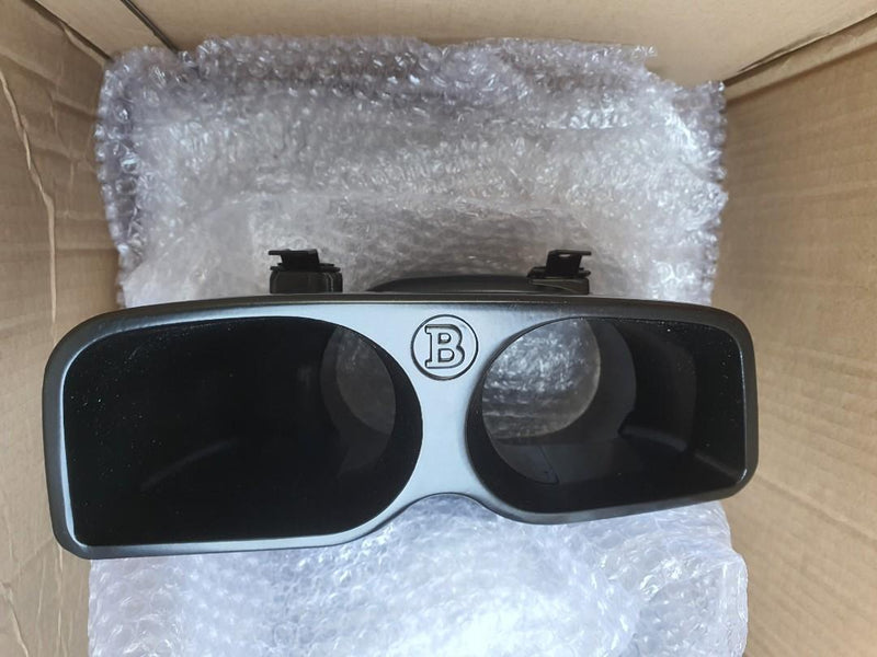 2017-2020 Mercedes-Benz E Class Sedan BR Style Quad Exhaust Tips (One Pair)