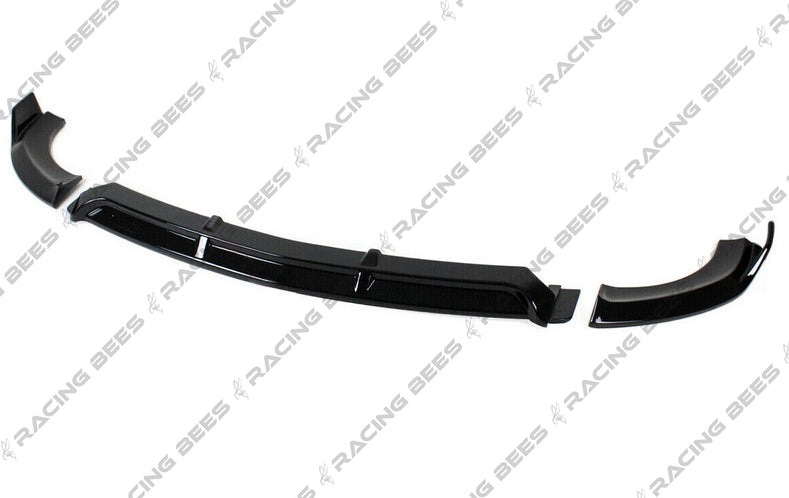 2017-2019 Mercedes-Benz E Class Sedan BR V2 Style Front Bumper Lip (Black)
