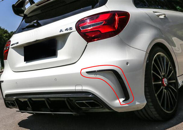 2017-2018 Mercedes-Benz A Class AMG Style Rear Bumper Trims