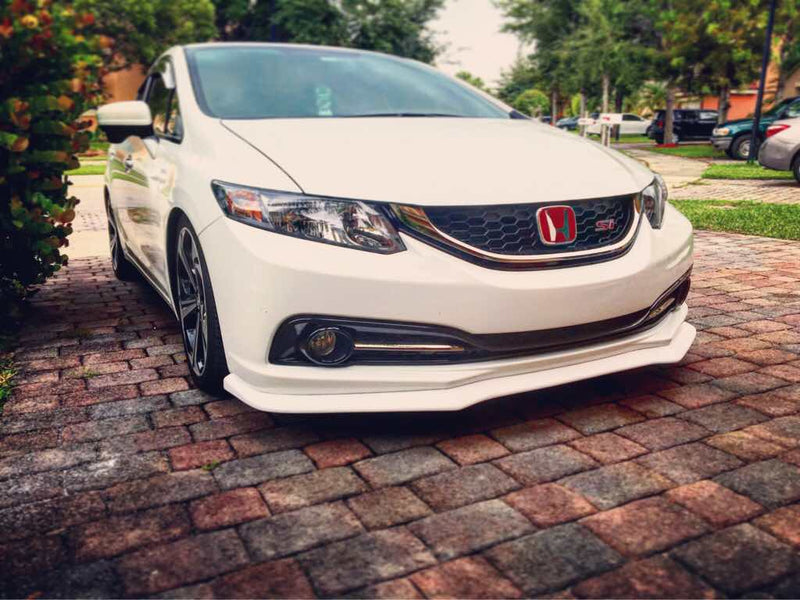 2013-2015 Honda Civic Sedan CS Style Front Bumper Lip