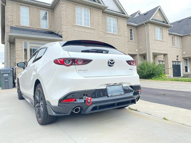 2019+ Mazda 3 Hatchback T Style Rear Bumper Lip/Diffuser