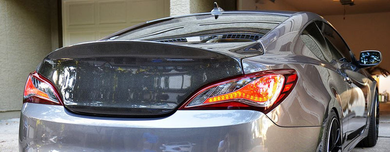 2010-2016 Hyundai Genesis Coupe CSL Style Rear Trunk (Carbon Fiber)