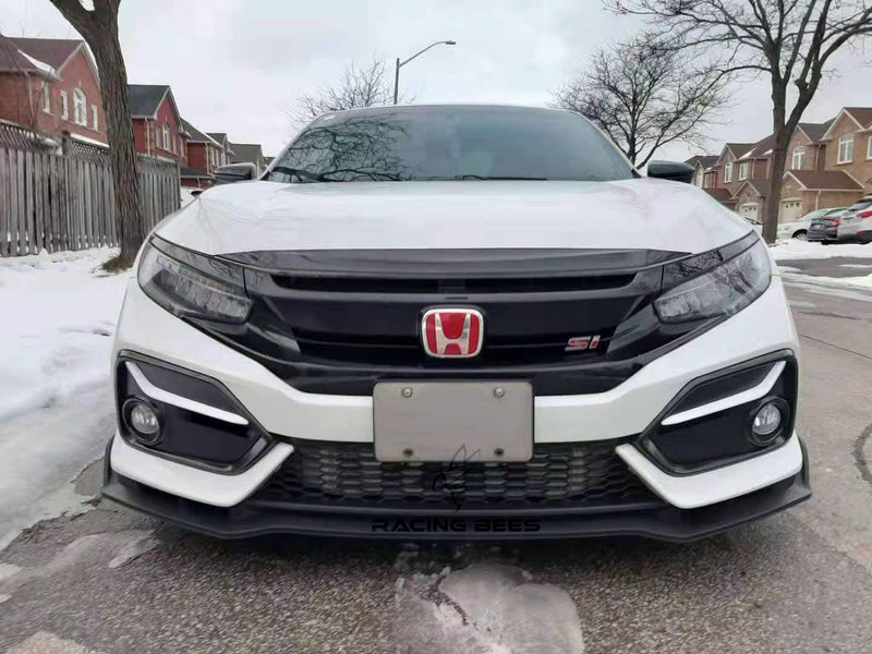 2016+ Honda Civic Si JDM Face-lift Replacement Fog Light Covers (Unpainted)