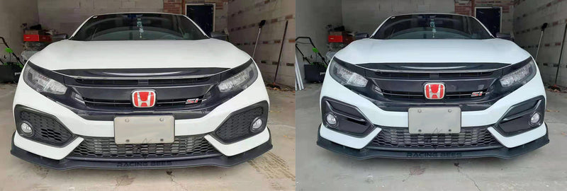 2016+ Honda Civic Si JDM Face-lift Replacement Fog Light Covers (Unpainted)