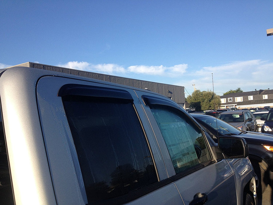 Window Visors for 2014-2018 Chevrolet Silverado, GMC Sierra Crew Cab