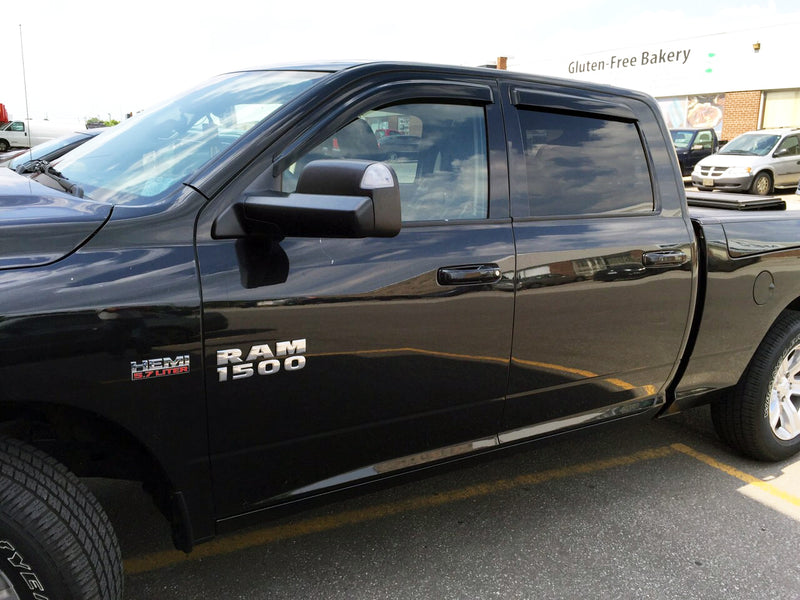 Window Visors for 2009-2018 Ram 1500/2500 Quad Cab