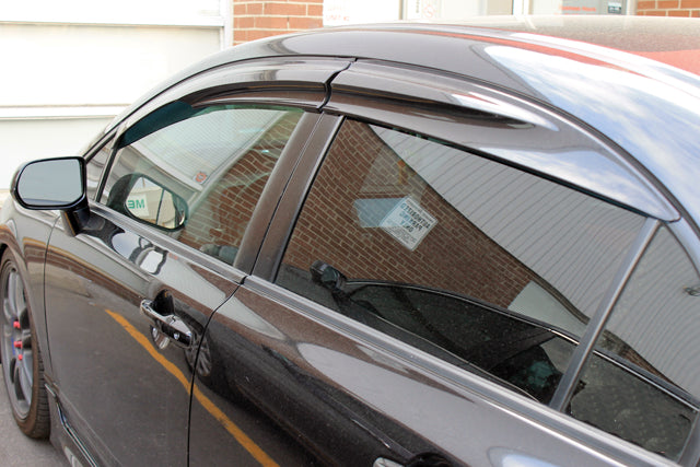 Window Visors Mugen Style for 2001-2005 Honda Civic 4door Sedan